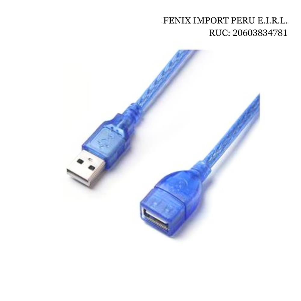 Cable Extension USB 2.0 Macho A Hembra - 10 Metros, Azul